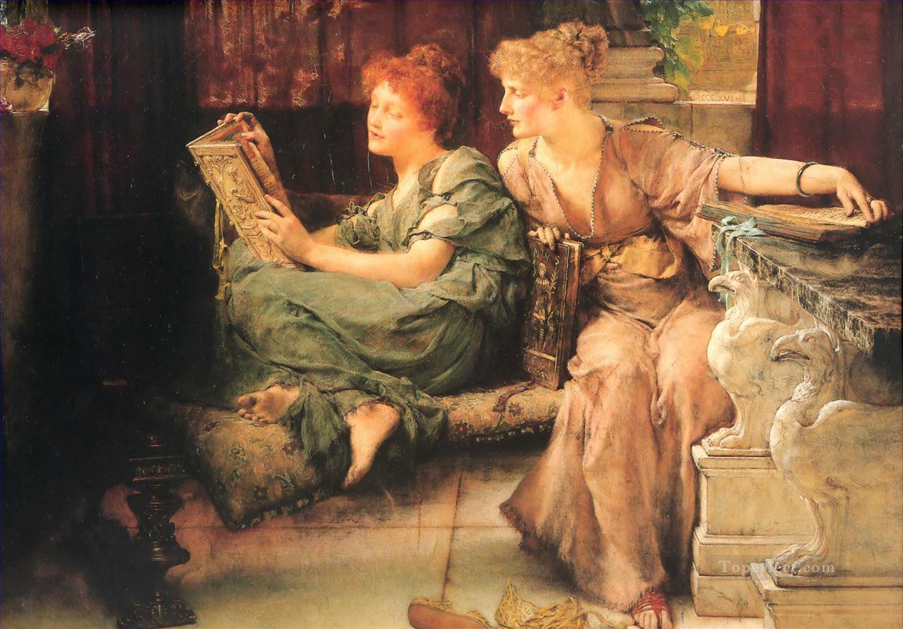 Comparisons Romantic Sir Lawrence Alma Tadema Oil Paintings
